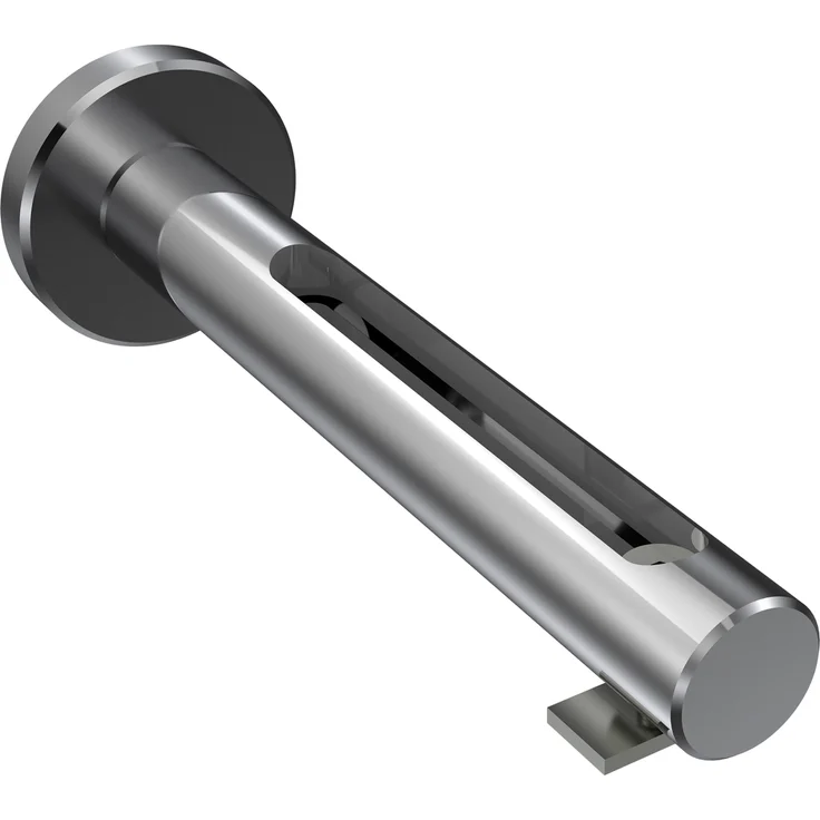 Innenlauf-Gardinenstangen-Set Siteno Luino 360 cm (geteilt in 2 x 180 cm), 1-läufig, 20 mm Ø Chrom – Bild 5