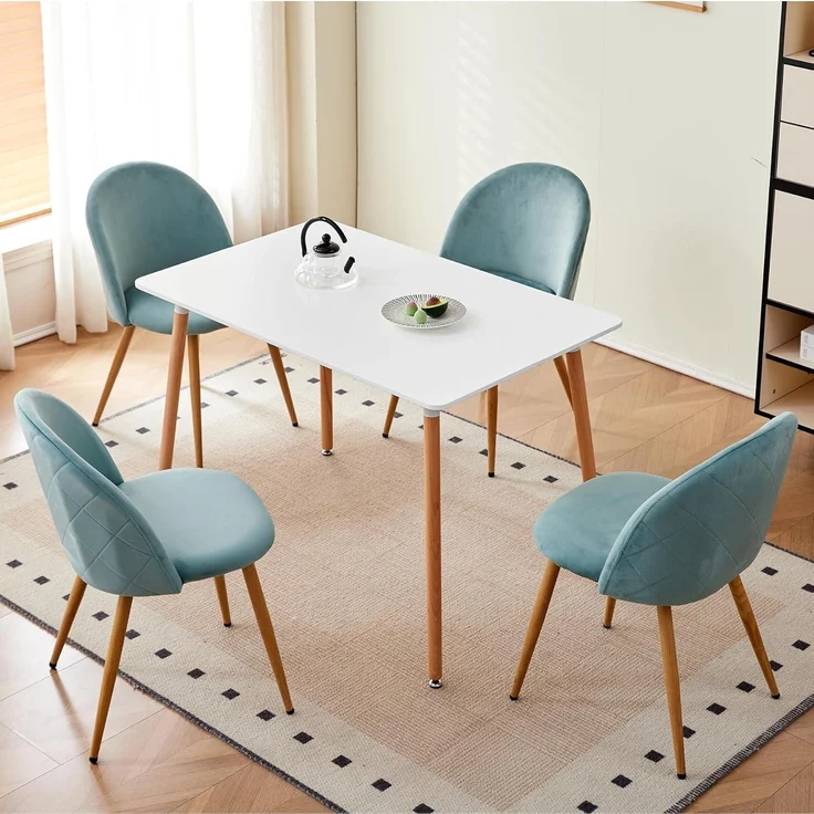 Esszimmerstuhl Samt Set Wohnzimmer Schlafzimmer Küche 2 4 Stühle – Bild 9