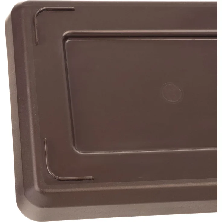 KADAX Blumentopf-Ständer 53,5 cm, Blumentopf-Tablett, rechteckig, Mokka, Kunststoff – Bild 6