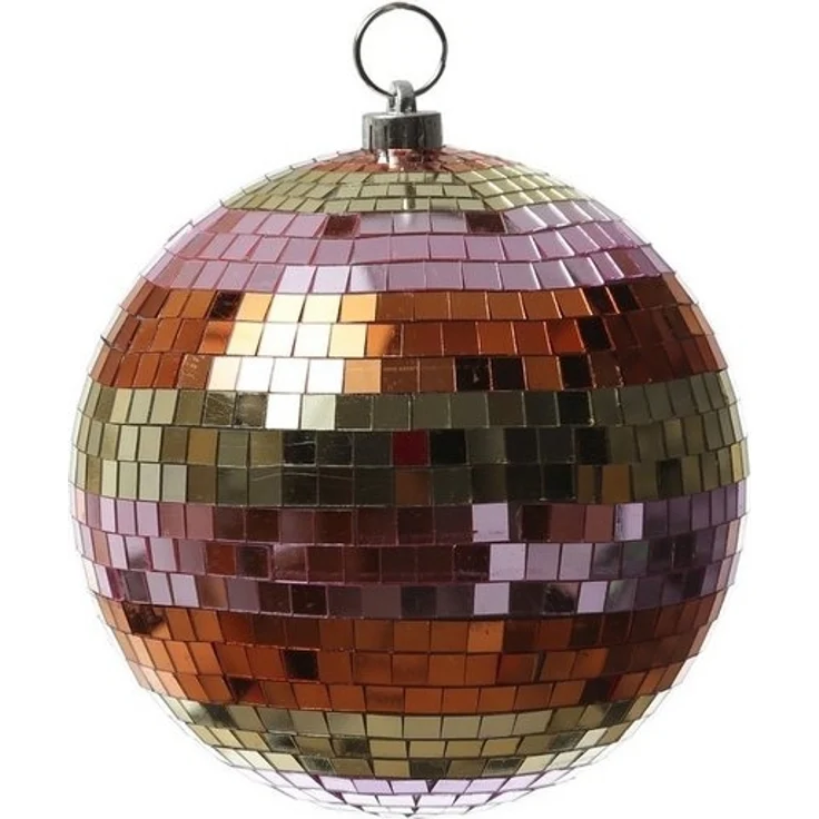 SATISFIRE Discolicht Spiegelkugel 20cm pastellfarben Discokugel Mirrorball Party Disko Deko – Bild 4