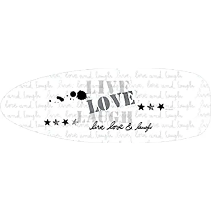 MSV Bügelbrettbezug Bügeltischbezug ''Love'' 150 x 60 x 0,1 cm