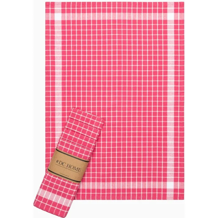 Hermia Concept 'Kareli - Pink' Handtuch-Set (5-teilig), Rosa, 45 x 65 cm