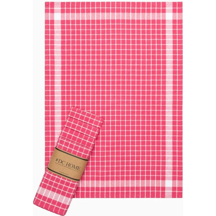 Hermia Concept 'Kareli - Pink' Handtuch-Set (5-teilig), Rosa, 45 x 65 cm