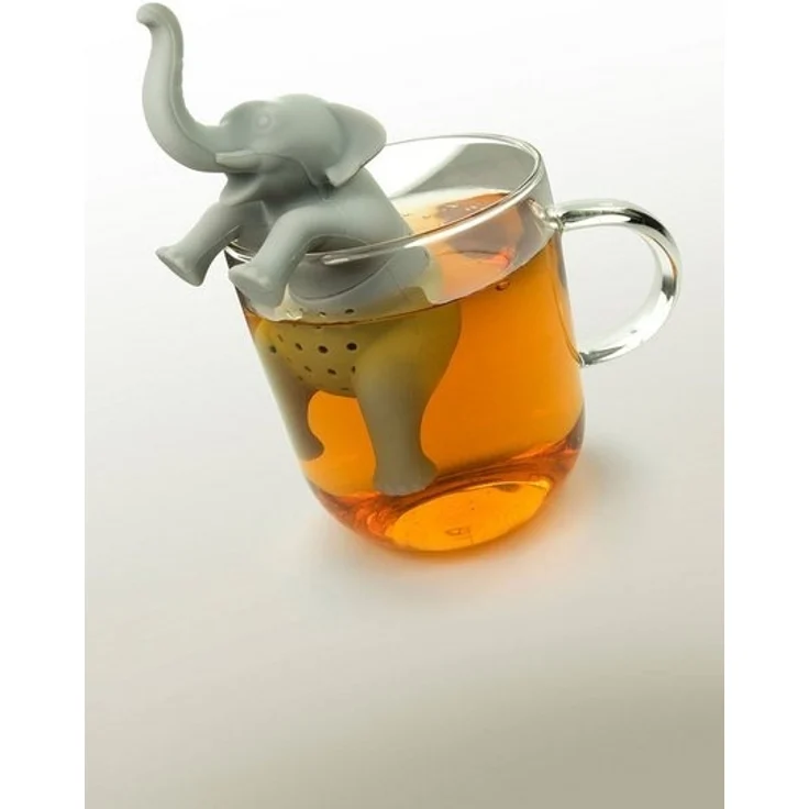 WestCraft Teesieb Cute Animal Tee-Sieb, Tee Ei, Tea Infuser, Teekugel Silikon Jumbo, Silikon, (1-St), Lustige Tee-Ei-Tier-Figuren, Zur Zubereitung von 1 Tasse losen Tee – Bild 2