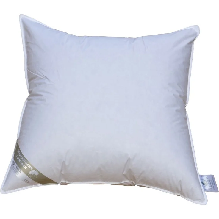 Hofmann Franken kuschelweiches Daunenkissen Kopfkissen 60x60 cm 350g 100% Daunen – Bild 2