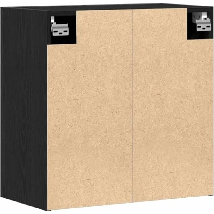 vidaXL Wandmontierter Schrank Schwarz Eichen-Optik 60 x 31 x 60 cm 862945 – Bild 5