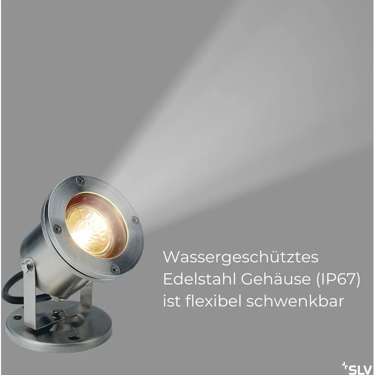 SLV NAUTILUS MR16, IP67, Edelstahl - Stand-, Wand- und Deckenleuchten (Outdoor) – Bild 4