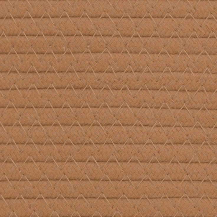 vidaXL Aufbewahrungskörbe 2 Stk. Braun und Weiß Ø24x18 cm Baumwolle 358454 – Bild 7
