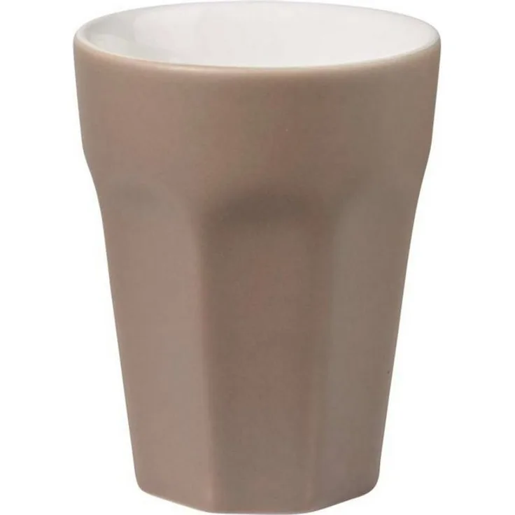 ASA Selection ti amo colore Becher Espresso, Espressobecher, Kaffeetasse, Tasse, Steingut, Taupe, 100 ml, 5079208