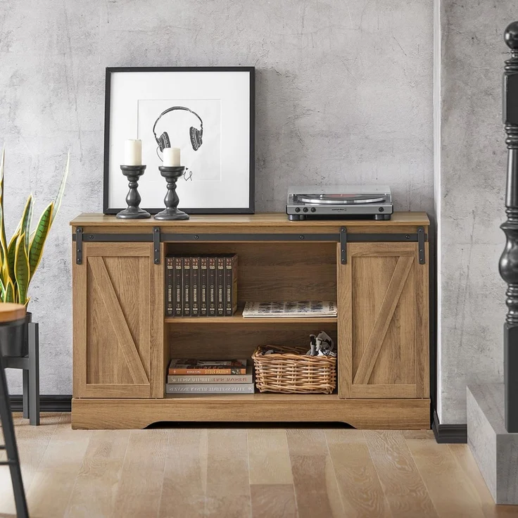 SoBuy FSB60-BR Schuhschrank, Spanplatte, Papierfurnier, Helle Eiche, 120 x 70 x 40 cm – Bild 2