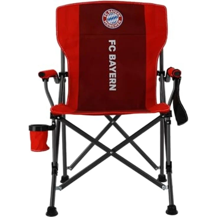 FC Bayern München Campingstuhl FC Bayern München Campingstuhl faltbar (Rot) – Bild 1