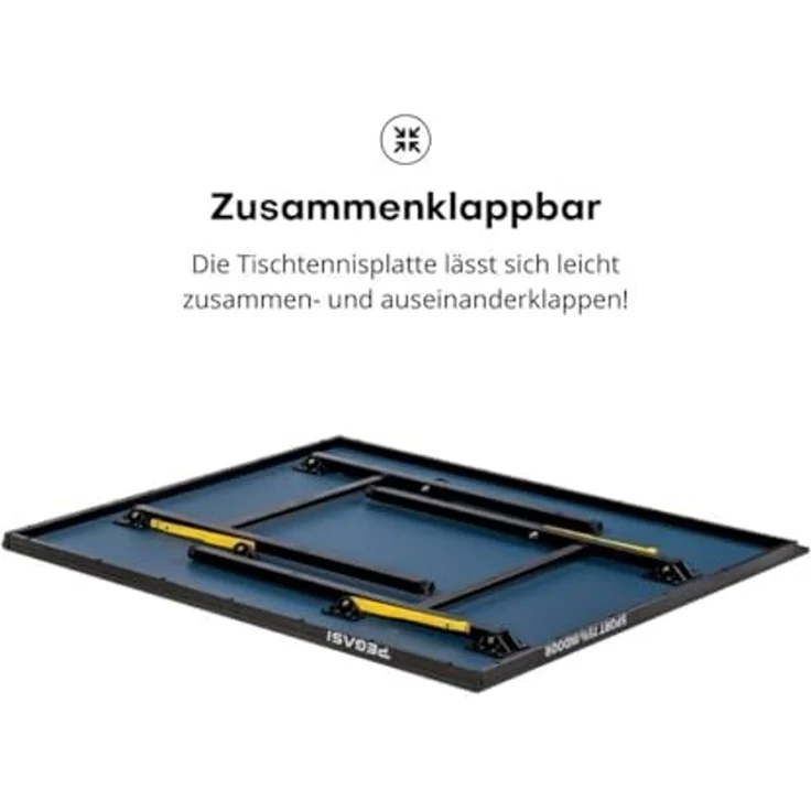 Tischtennistisch 75% Midi Pegasi Black Indoor – Bild 3