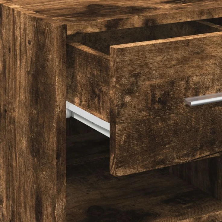vidaXL Sideboard Räuchereiche 45x42,5x93 cm Holzwerkstoff 846324 – Bild 8