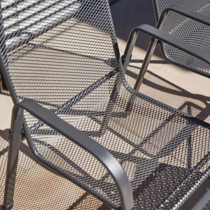 Siena Garden Elda Stapelsessel - Stahl, matt-anthrazit (P23494) – Bild 10