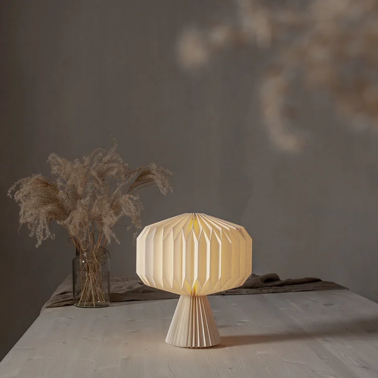 Tischdeko "Honeycomb", Papier, weiß, 30x33 cm