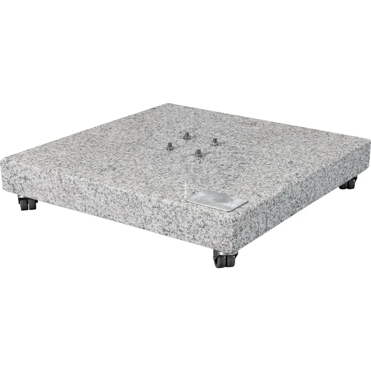 Doppler Rollbare Granitplatte,140 kg, für Sonnenschirme bis Ø 350 cm