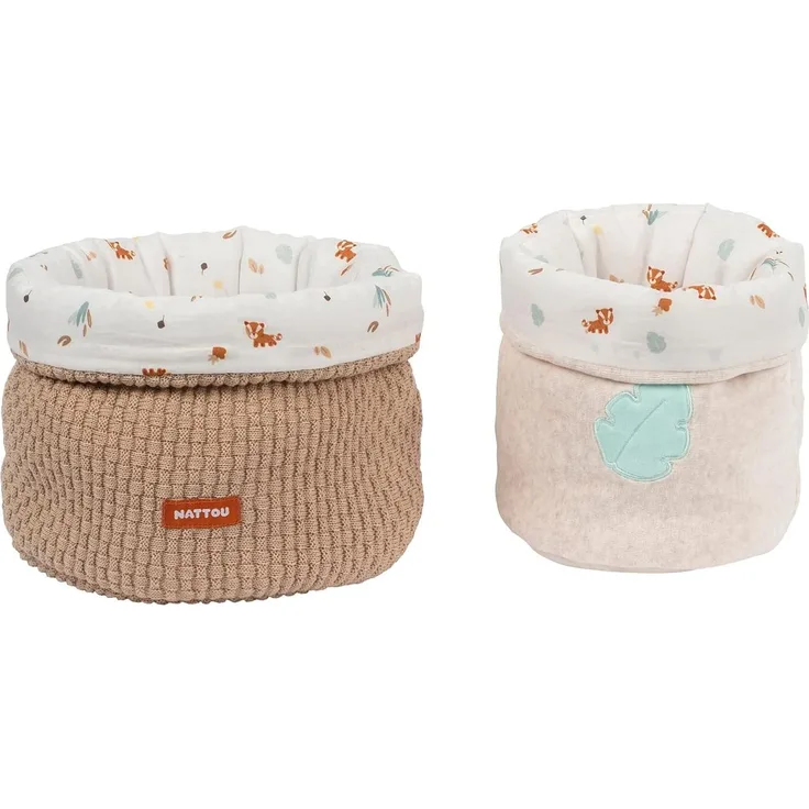Set mit 2 Babykörben 20*20cm + 20*15cm