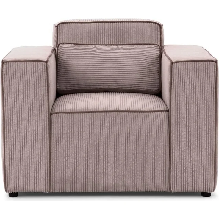 Sessel Designersessel WALDO in Stoff Poso Altrosa – Bild 2