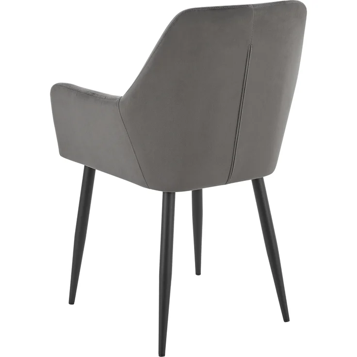 Esszimmerstuhl Hollola 2er Set Dunkelgrau [en. casa] – Bild 6