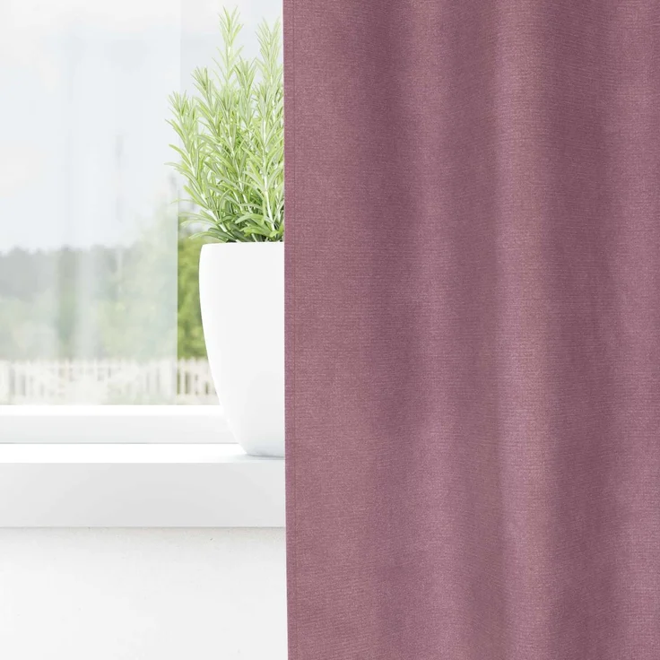 Verdunkelungsvorhänge 2 pcs | für Wohnzimmer & Schlafzimmer Dunkelrosa 140 x 245 cm Samt – Bild 3