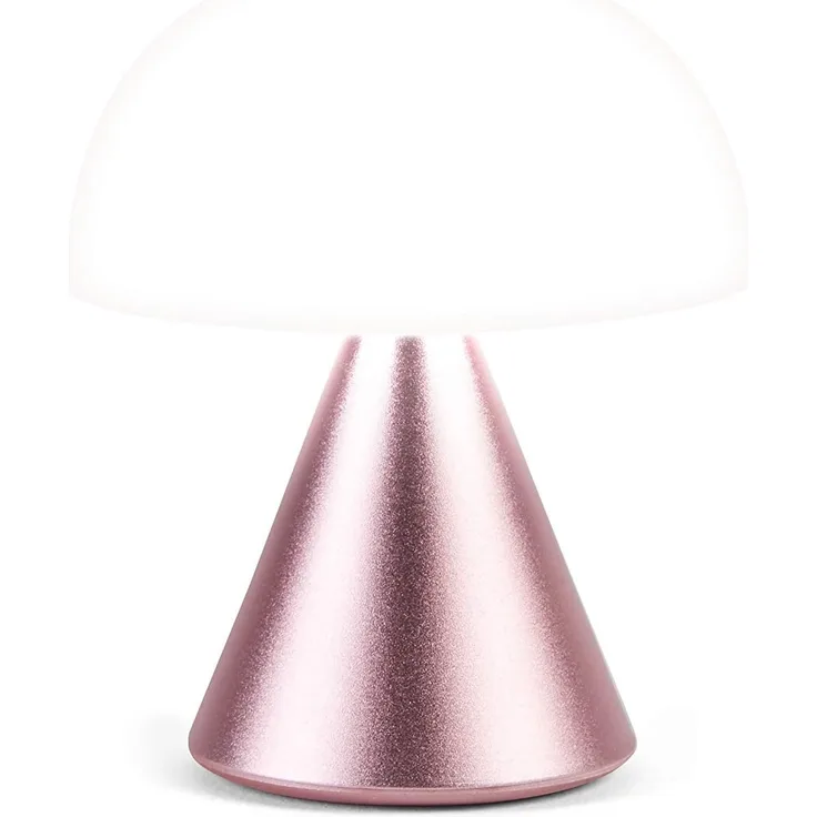 Lexon Mina Mini Lampe LED 6 Stunden Batterie Kalt- und Warmlichtsteuerung USB-C (Pink)