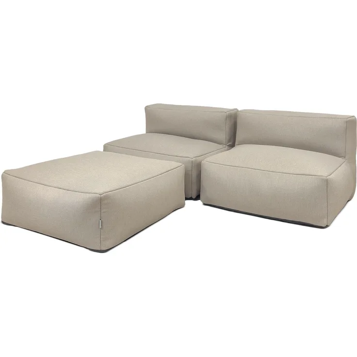 osoltus Selma Premium Modular Lounge 3tlg. Axroma Olefin Taupe Beige