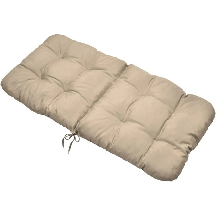 Beautissu Sitzauflage 2er Set Niedriglehner Auflagen Set Flair NL, 100x50x8cm, Natur, 2er Sitzkissen Niederlehner, Sitzpolster Gartenstuhl & Gartenmöbel – Bild 2