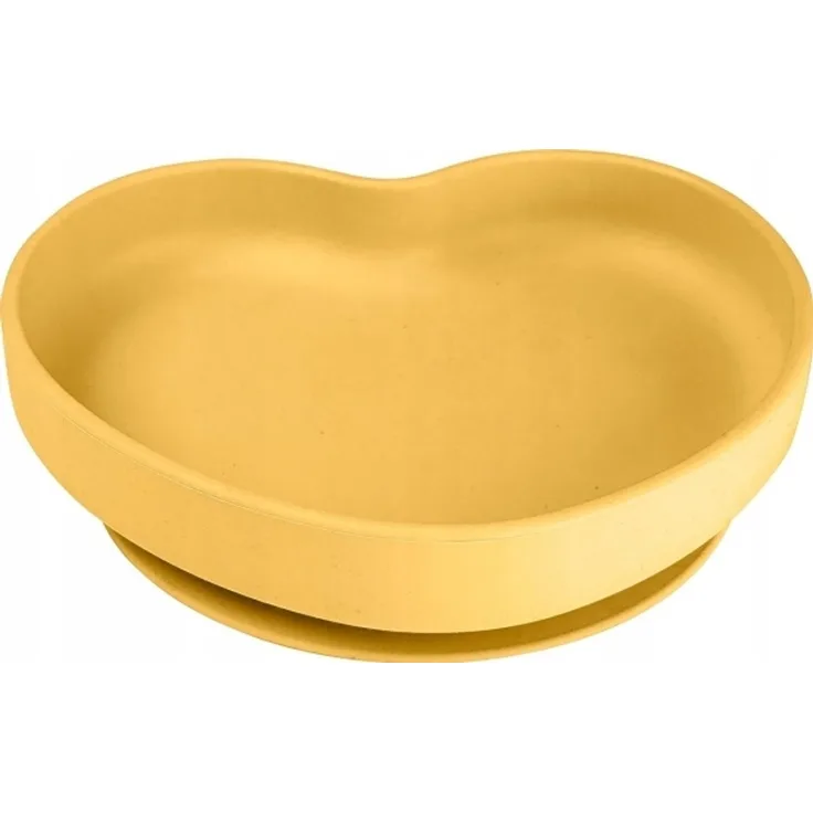 Canpol babies Silikon-Löffel mit Befestigung 6+ Monate HEART 80/309_yel