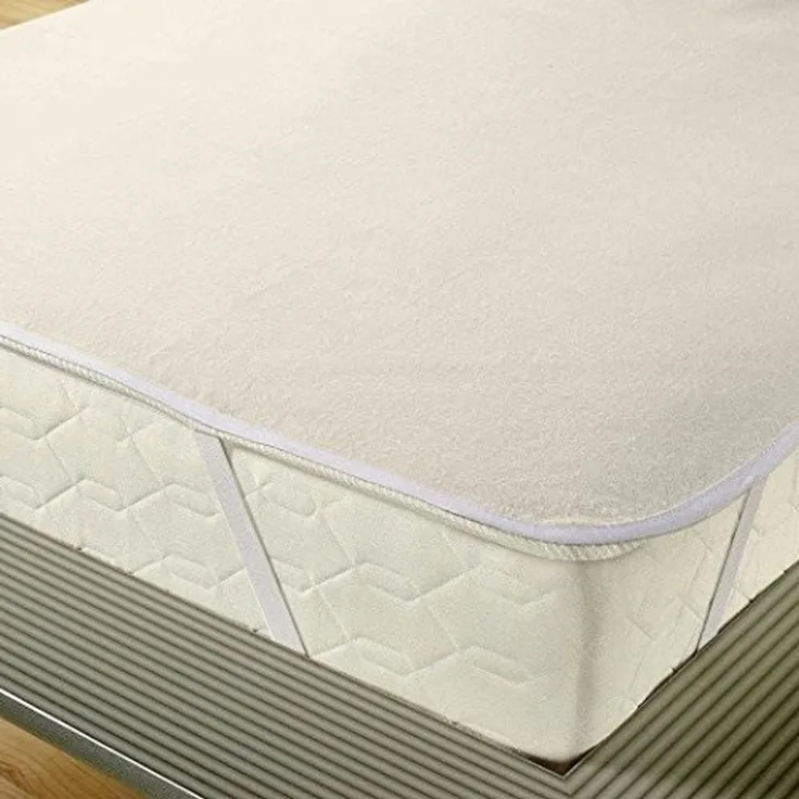 Traumschlaf Molton Matratzenauflage aus 100% Baumwolle kochfest|100x220 cm