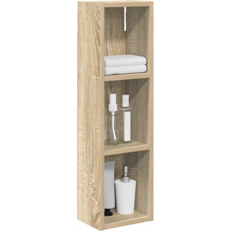 vidaXL Badezimmer-Wandschrank mit Regal Sonoma-Eiche 20 x 14 x 70 cm 889297 – Bild 3
