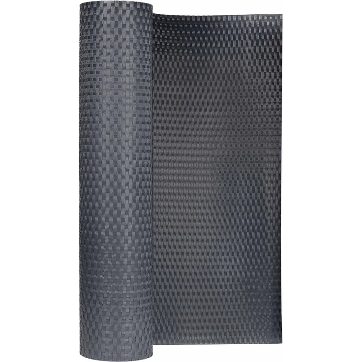 vidaXL Balkonsichtschutz Dunkelgrau 500 x 80 cm Poly-Rattan 42032618 – Bild 3