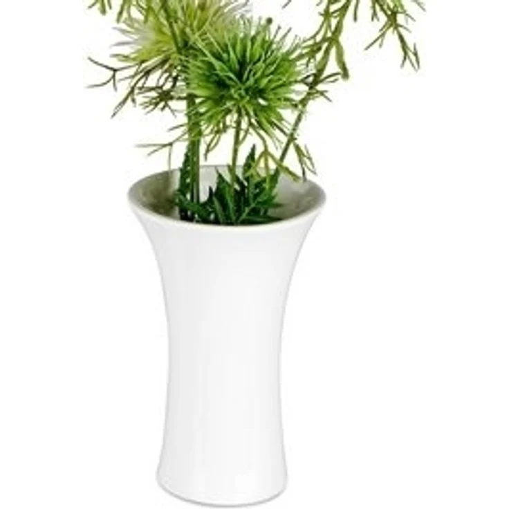 Sandra Rich Tischvase Vase weiß Tulip aus Porzellan, Ø 10,5 ca. 17 cm hoch, Blumenvase – Bild 4