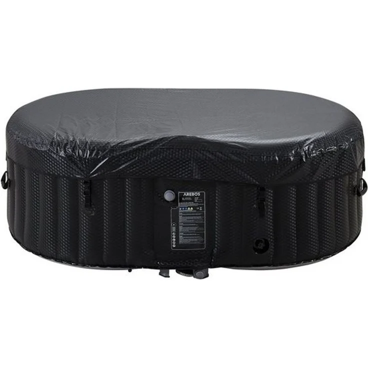 Arebos Whirlpool BALI aufblasbar für 2 Personen mit 90 Massagedüsen, (Komplett-Set, mit LED-Beleuchtung, 190 x 120 cm), für Outdoor & Indoor – Bild 4