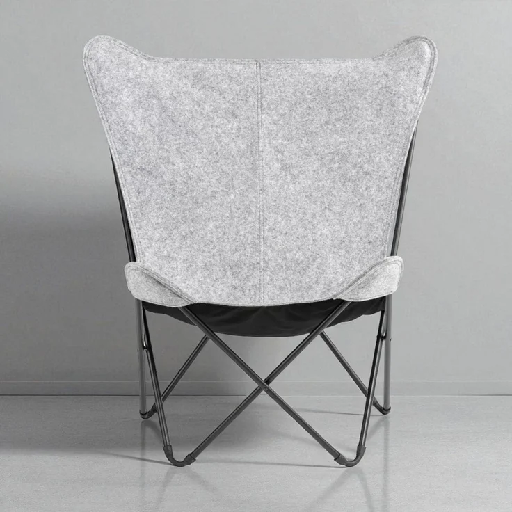 Lafuma Butterfly Sessel Sphinx Soft Hellgrau Lightgrey – Bild 4