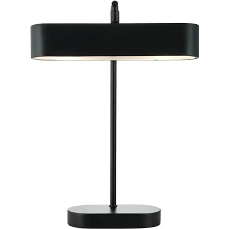 Nordlux Merlin Tischlampe, moderne Bibliotheksleuchte aus schwarzem Metall mit verstellbarem Schirm, G9-LED-kompatibel – Bild 2