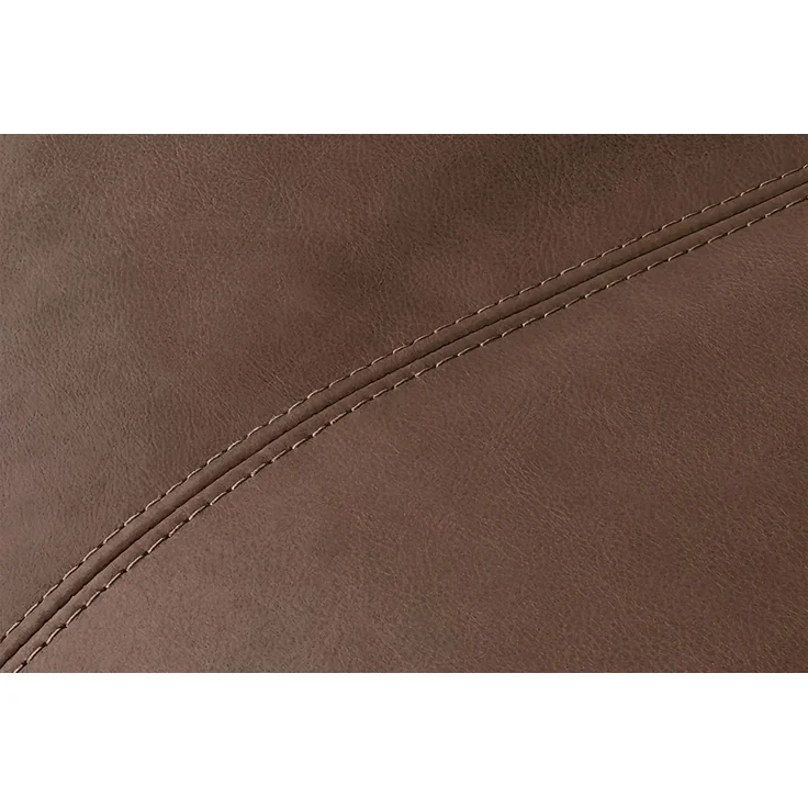 KAWOLA Polsterhocker CELESTE Hockerbank Leder dunkelbraun 48 x 80 x 120 cm – Bild 6