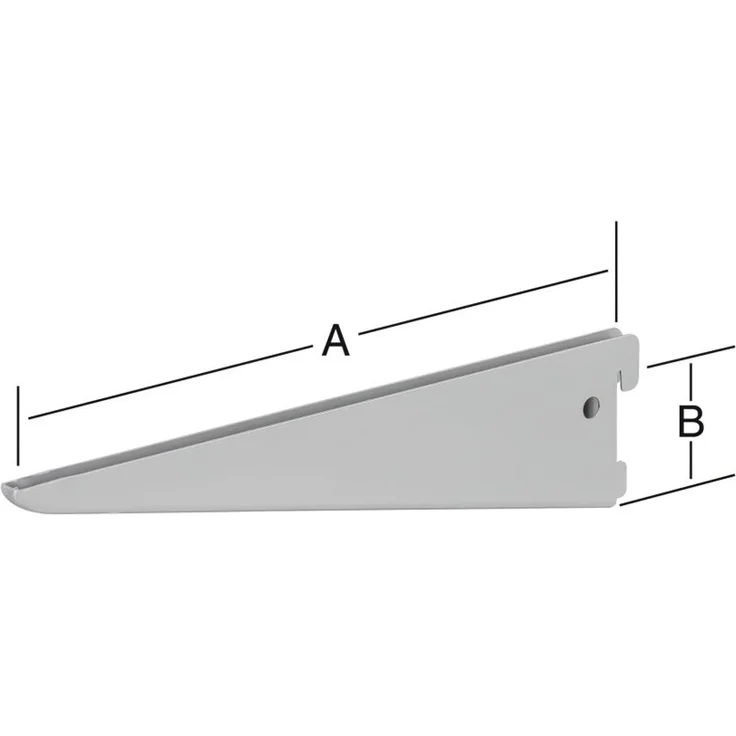 TrendLine Doppellochträger 2-reihig grau 27 x 7 cm – Bild 2