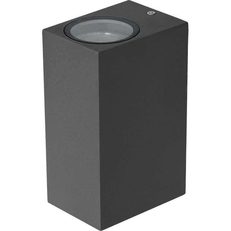 EVN rechteckige Wandleuchte anthrazit IP44 up&down Licht – Bild 3