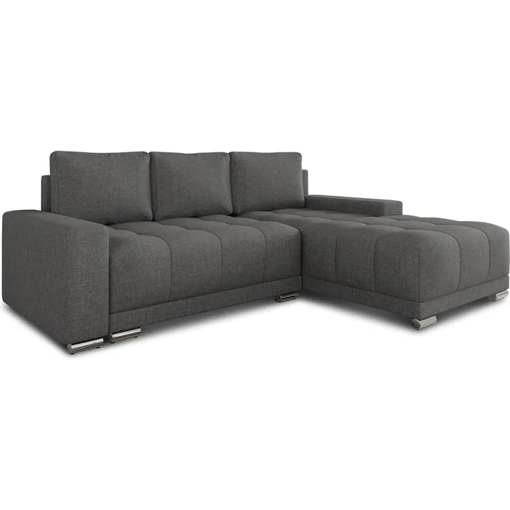 Ecksofa Pavo mit Schlaffunktion und Bettkasten - L-Form Couch mit Bonell-Federkern, Polsterecke, Couchgarnitur, Eckcouch, Sofa, Sofagarnitur (Sawana 05)