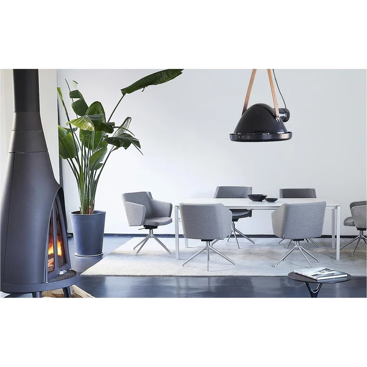 TOPSTAR | Besuchersessel SFH | 3D-Sitzgelenk und Aluminium-Fußkreuz | dunkelblau – Bild 2