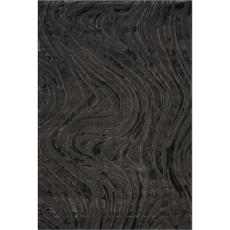 Vimoda Designteppich Teppich Wohnzimmer modern dicht & weich, Rechteckig, Höhe: 11 mm, Einfarbig, Wellenmuster, Läufer, Kurzflor, neues Design, ED Effekt – Bild 8