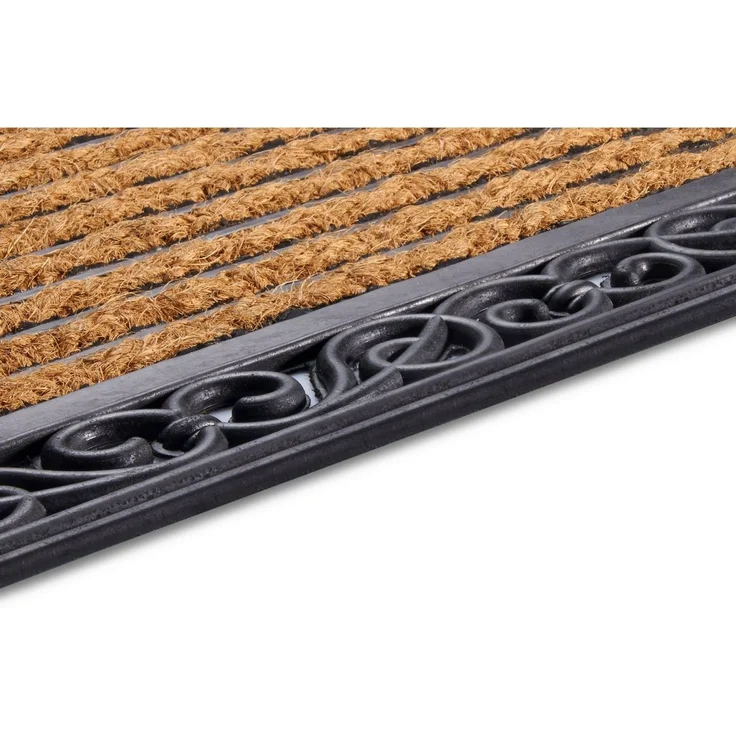 HANSE Home Fußmatte Mix Mats Gummi Kokos Panama, Türmatte, rechteckig, Höhe: 8 mm, Strapazierfähig, pflegeleicht, robust, wetterfest, UV-beständig – Bild 4