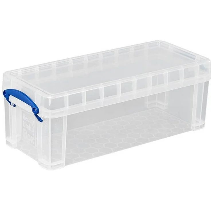 Really Useful Box Aufbewahrungsbox 6,5 l - 18,0 x 43,0 x 16,0 cm transparent – Bild 3