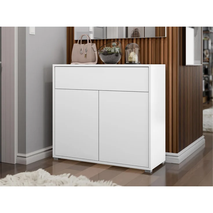 Kommode Gesita 2D1SZ (Farbe: Weiß) – Bild 2