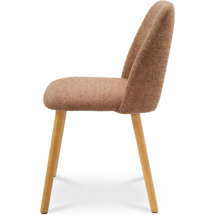 GOEURVANT 421 Esszimmerstühle 4er-Set, Chenille - Orange – Bild 7