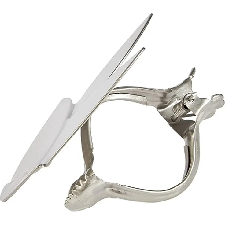 Gardinia Dekoklammer Flower silber-matt, Ø 8 cm – Bild 2