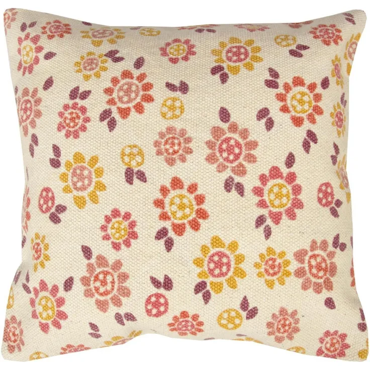 Kissenhülle 45 x 45 cm ( Chiffa Spice ) im 2er Pack - 100% Baumwolle - Hochwertiger Kissenbezug mit Reißverschluss
