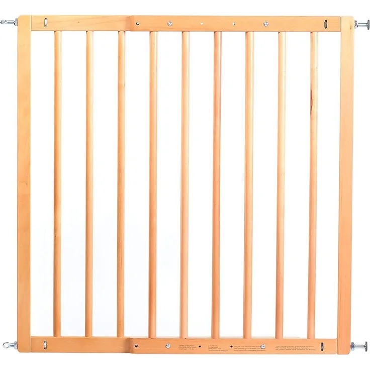 reer Basic Schraubgitter, Türgitter, Treppengitter, Treppenschutzgitter, Schutzgitter, Holz, 65. 5 - 106 cm, 46977