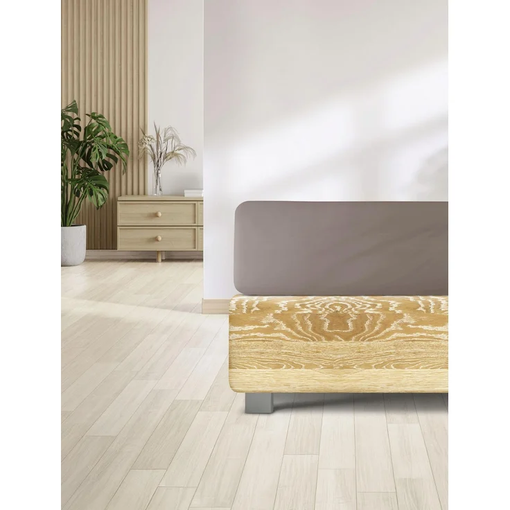 Irisette Mako-Jersey Betttuch Jupiter 0008 stein 100x200 cm 8-13 stein – Bild 6