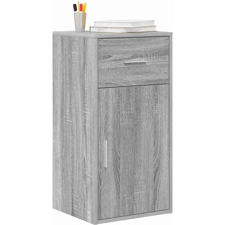 vidaXL Sideboard mit Schubladen Graues Sonoma 38 x 34 x 75 cm 869551 – Bild 3